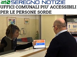 Uffici comunali più accessibili per le persone sorde