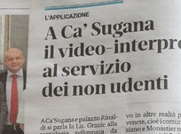 A Treviso il video-interprete al servizio dei cittadini sordi