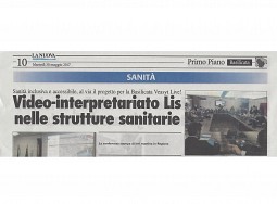 Video-interpretariato LIS nelle strutture sanitarie