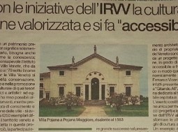 Con le iniziative dell’IRVV la cultura viene valorizzata e si fa “accessibile”