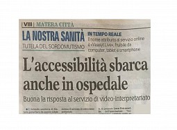 L'accessibilità sbarca anche in ospedale